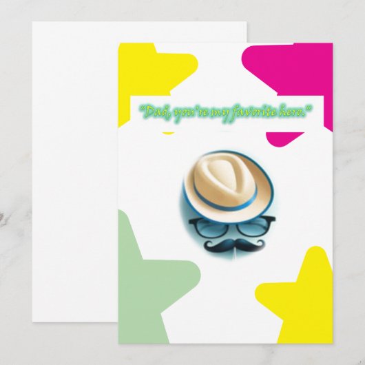 Vaderdag kaart (Voorkant / Achterkant)