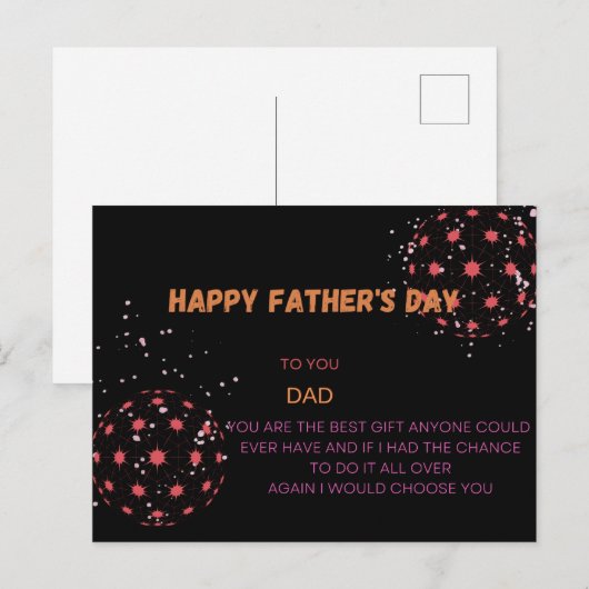 Vaderdag kaart (Voorkant / Achterkant)