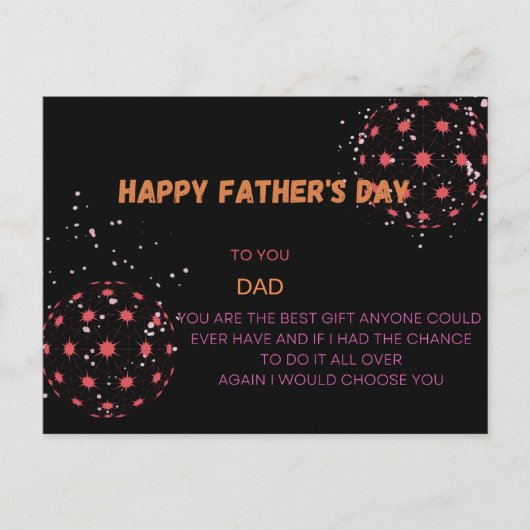 Vaderdag kaart (Voorkant)