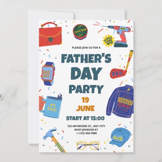 Vaderdag Kaart (Voorkant)