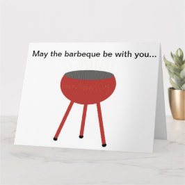 Vaderdag kaart Barbeque