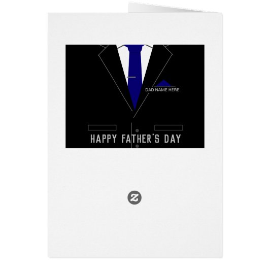 Vaderdag Kaart - Beste DAD ooit - Gepersonaliseerd (Achterkant)