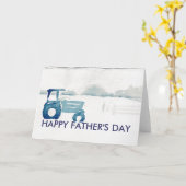 Vaderdag Kaart: Boerderij Tractor Kaart (Gele Bloem)