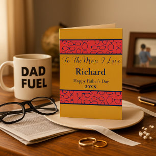 Vaderdag Kaart brillenpatroon