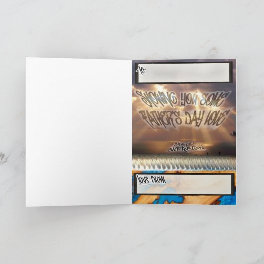 Vaderdag kaart DJ (Binnen)