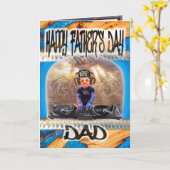 Vaderdag kaart DJ (Gele Bloem)