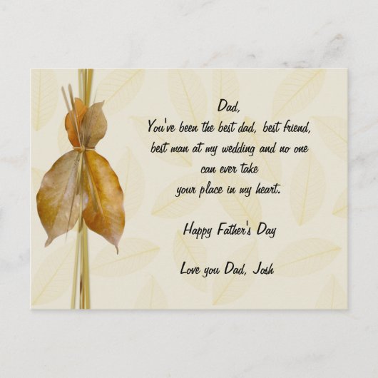 Vaderdag kaart - Edelachtbare hem! (Voorkant)