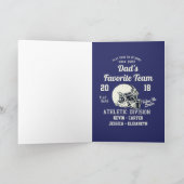 Vaderdag Kaart Football Sport Dad (Binnen)