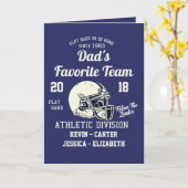 Vaderdag Kaart Football Sport Dad (Gele Bloem)