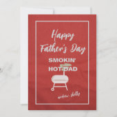 Vaderdag Kaart gepersonaliseerd - Smokin' Hot Dad (Voorkant)
