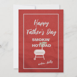 Vaderdag Kaart gepersonaliseerd - Smokin' Hot Dad