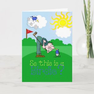 Vaderdag Kaart Golf Birdie