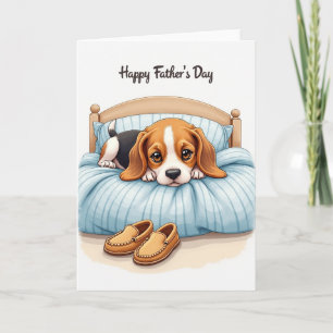 Vaderdag kaart Hound Dog