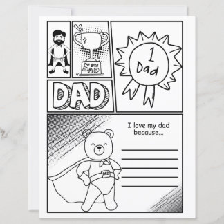 Vaderdag Kaart Keepsake van Kind