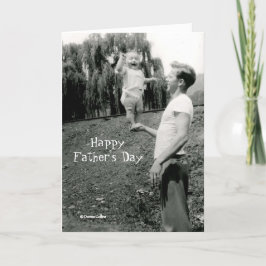 Vaderdag Kaart met Baby in evenwicht