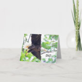 Vaderdag kaart met Bald Eagle (Voorkant)