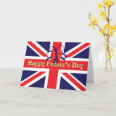 Vaderdag kaart met een Union Jack (Gele Bloem)