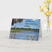 Vaderdag Kaart met Geviste obligatie (Gele Bloem)