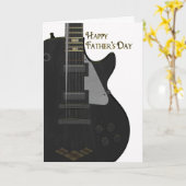 Vaderdag Kaart met gitaar (Gele Bloem)