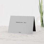 Vaderdag kaart met vliegende vogels (Achterkant)