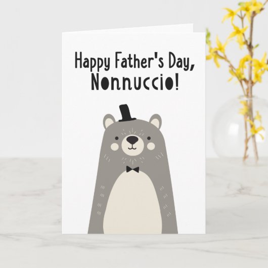 Vaderdag Kaart Nonnuccio (Gele Bloem)