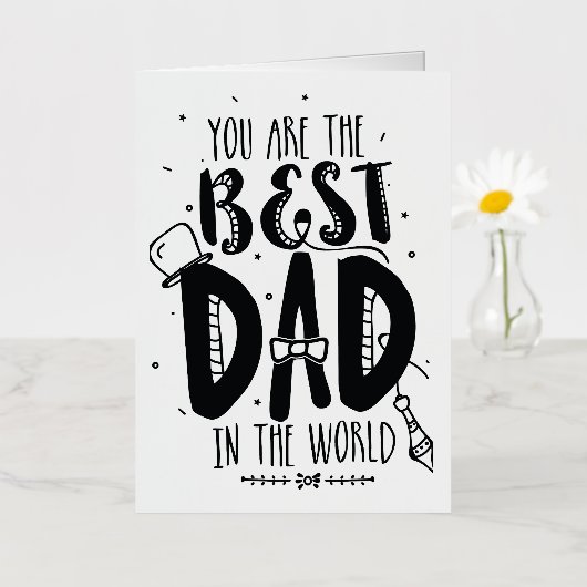 Vaderdag Kaart ontwerp (Kleine Bloem)