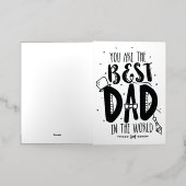 Vaderdag Kaart ontwerp (Buiten Laag)