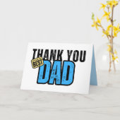 Vaderdag Kaart, papa waardering dank u Kaart (Gele Bloem)