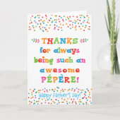 Vaderdag Kaart Pépère (Voorkant)