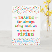 Vaderdag Kaart Pépère (Gele Bloem)