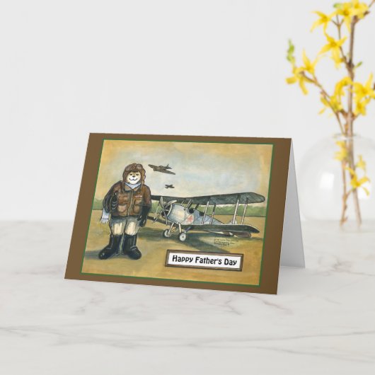 Vaderdag Kaart - Piloot (Gele Bloem)