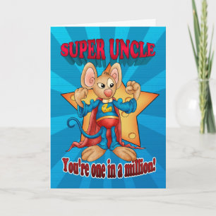 Vaderdag Kaart - Super Uncle Mouse - Een in een M