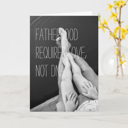 Vaderdag Kaart, Vaderschap is meer Kaart (Gele Bloem)