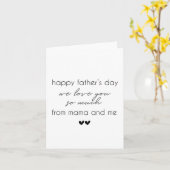 vaderdag kaart van baby kind of bult. (Gele Bloem)