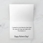 Vaderdag Kaart van de hond (Binnen)