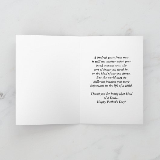 Vaderdag Kaart van dochter of dochter van dochter (Binnen)