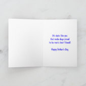 Vaderdag Kaart van Dog - Werelden Beste Papa (Binnen)