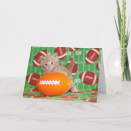 Vaderdag Kaart van één kool kat naar een andere