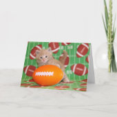 Vaderdag Kaart van één kool kat naar een andere (Voorkant)