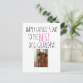 Vaderdag Kaart van hond naar hond OPA (Staand voorkant)
