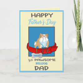Vaderdag Kaart van je Bulldog