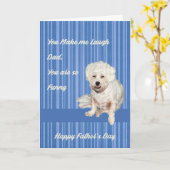 Vaderdag Kaart van Pet Dog (Gele Bloem)