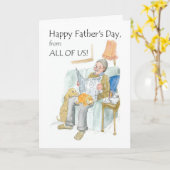 Vaderdag Kaart van "Wij allemaal" (Gele Bloem)
