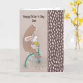 Vaderdag Kaart van Young Child (Gele Bloem)