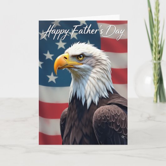 Vaderdag kaart vol patriottisme (Voorkant)