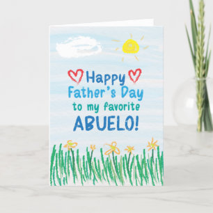 Vaderdag Kaart voor Abuelo