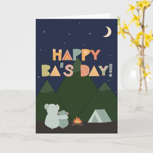 Vaderdag Kaart voor Bà (Gele Bloem)