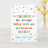 Vaderdag Kaart voor Dada (Gele Bloem)