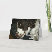 Vaderdag kaart voor de hond papa (Voorkant)