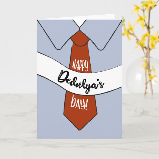 Vaderdag Kaart voor Dedulya (Gele Bloem)